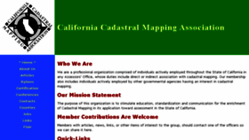 What Calmapping.org website looked like in 2017 (6 years ago)
