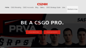 What Cs24h.com website looked like in 2017 (6 years ago)