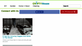 What Crafty.house website looked like in 2017 (6 years ago)