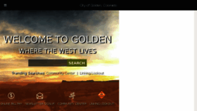 What Cityofgolden.net website looked like in 2017 (6 years ago)