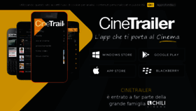 What Cinetrailer.it website looked like in 2017 (6 years ago)