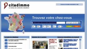 What Citadimmo.fr website looked like in 2017 (6 years ago)