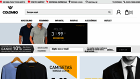 What Camisariacolombo.com.br website looked like in 2017 (6 years ago)