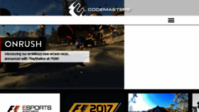 What Codemasters.de website looked like in 2017 (6 years ago)