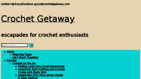 What Crochetgetaway.com website looked like in 2017 (6 years ago)