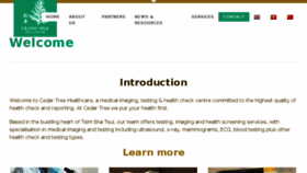 What Cedar-health.com website looked like in 2017 (6 years ago)