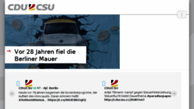 What Cducsu.de website looked like in 2017 (6 years ago)
