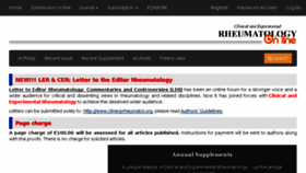 What Clinexprheumatol.org website looked like in 2017 (8 years ago)