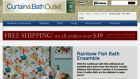What Curtainandbathoutlet.com website looked like in 2017 (6 years ago)
