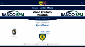 What Chievoverona.it website looked like in 2017 (6 years ago)