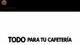 What Cafeetrusca.com.mx website looked like in 2017 (6 years ago)
