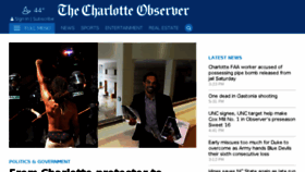 What Charlotteobserver.com website looked like in 2017 (6 years ago)