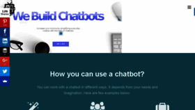 What Chatboten.com website looked like in 2017 (6 years ago)