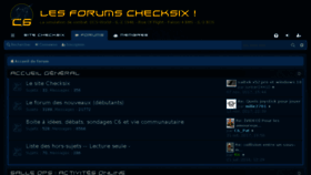 What Checksix-forums.com website looked like in 2017 (6 years ago)