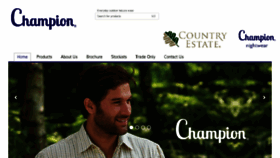 What Champion-outdoor.co.uk website looked like in 2017 (6 years ago)