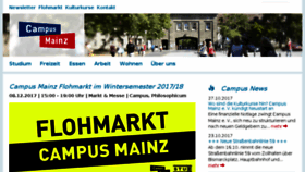What Campus-mainz.net website looked like in 2017 (6 years ago)