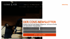 What Cove.de website looked like in 2017 (6 years ago)