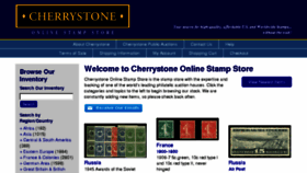 What Cherrystonestamps.com website looked like in 2017 (6 years ago)