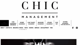 What Chicmanagement.com.au website looked like in 2017 (6 years ago)
