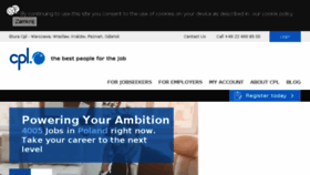 What Cpljobs.com website looked like in 2017 (6 years ago)