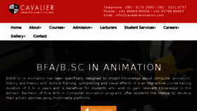 What Cavalieranimation.com website looked like in 2017 (6 years ago)