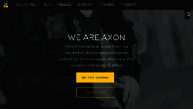 What Ca.axon.com website looked like in 2017 (6 years ago)