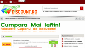 What Cupondiscount.ro website looked like in 2017 (6 years ago)
