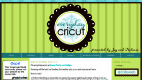 What Cricutholiday.com website looked like in 2017 (7 years ago)