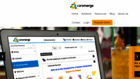 What Caremerge.com website looked like in 2017 (6 years ago)