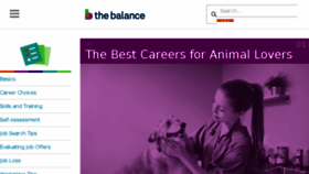 What Careerplanning.about.com website looked like in 2017 (6 years ago)