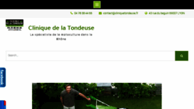 What Cliniquetondeuse.fr website looked like in 2017 (6 years ago)