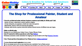 What Colorhobby.com website looked like in 2017 (6 years ago)