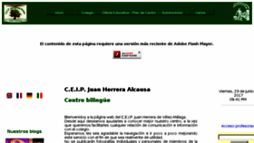 What Ceipjuanherreraalcausa.es website looked like in 2017 (6 years ago)