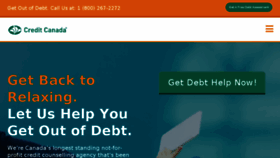 What Creditcanada.com website looked like in 2017 (6 years ago)