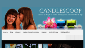 What Candlescoop.com website looked like in 2017 (6 years ago)