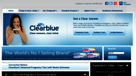 What Clearblueeasy.com website looked like in 2017 (6 years ago)