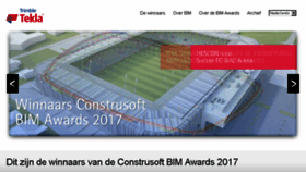 What Construsoftbimawards.com website looked like in 2017 (6 years ago)