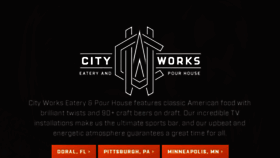 What Cityworksrestaurant.com website looked like in 2017 (6 years ago)