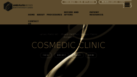 What Cosmedicclinic.com website looked like in 2017 (6 years ago)