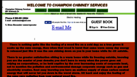What Championchimneyservices.com website looked like in 2017 (6 years ago)
