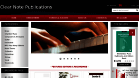 What Clearnote.net website looked like in 2017 (7 years ago)