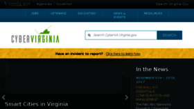 What Cyberva.virginia.gov website looked like in 2017 (6 years ago)