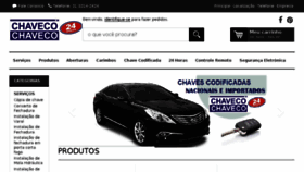 What Chaveco.com.br website looked like in 2017 (6 years ago)