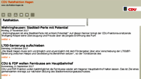 What Cdu-fraktion-hagen.de website looked like in 2017 (6 years ago)