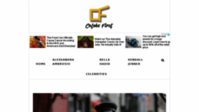 What Celebsfirst.com website looked like in 2017 (6 years ago)