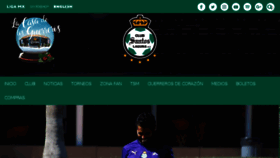 What Clubsantos.mx website looked like in 2017 (6 years ago)