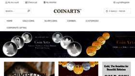 What Coinarts.in website looked like in 2017 (6 years ago)