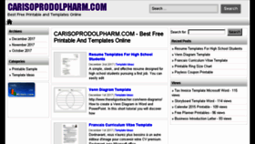 What Carisoprodolpharm.com website looked like in 2017 (6 years ago)