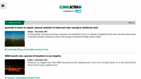 What Climateactionprogramme.org website looked like in 2017 (8 years ago)