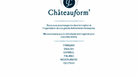 What Chateauform.com website looked like in 2017 (6 years ago)